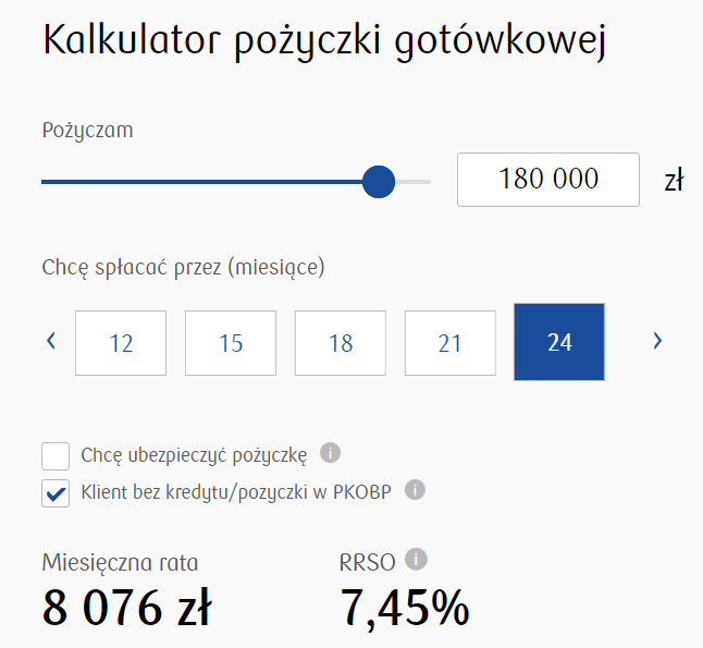 Fot. Screen / pkobp.pl (na dzień 25.05.2021)